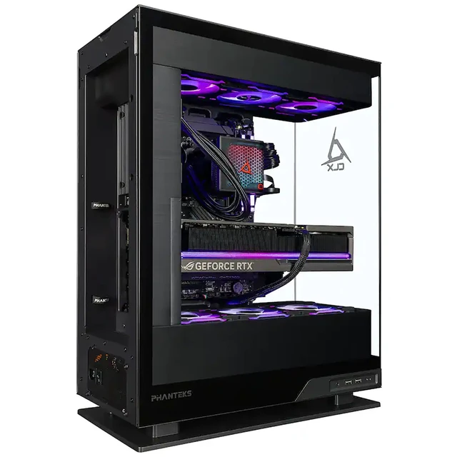 Alt view image 9 of 11 - CLX Ra Gaming Desktop - Liquid Cooled AMD Ryzen 9 9950X3D 4.3GHz 16-Core Processor, 96GB DDR5 Memory, GeForce RTX 5090 32GB GDDR7 Graphics, 4TB SSD, WiFi, Windows 11 Pro 64-bit