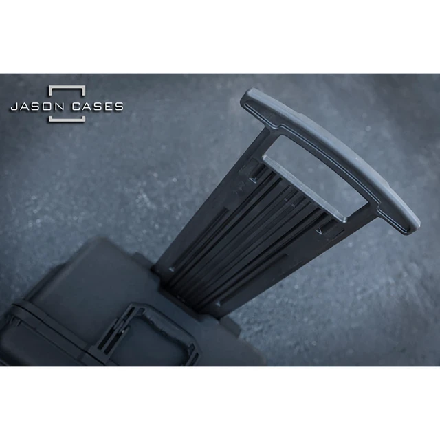 Alt view image 5 of 7 - Jason Cases Wheeled Hard Case with Foam for 3x Move 4K 30x Robos Camera, Black