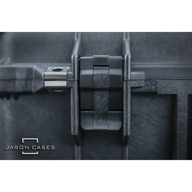 Alt view image 7 of 7 - Jason Cases Wheeled Hard Case with Foam for 3x Move 4K 30x Robos Camera, Black