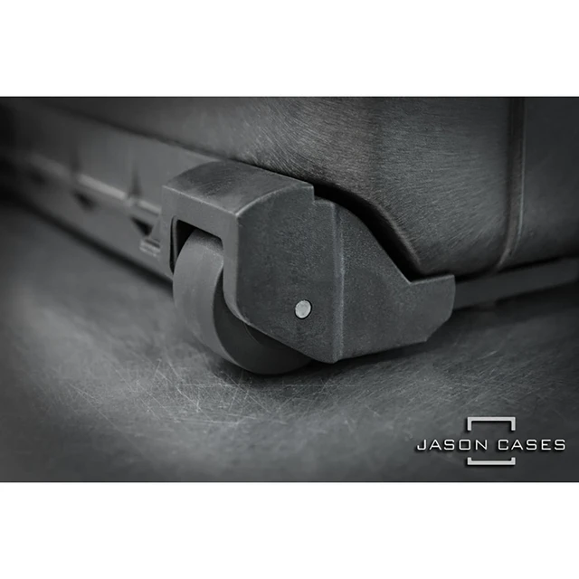 Alt view image 6 of 7 - Jason Cases Wheeled Hard Case with Foam for 3x Move 4K 30x Robos Camera, Black