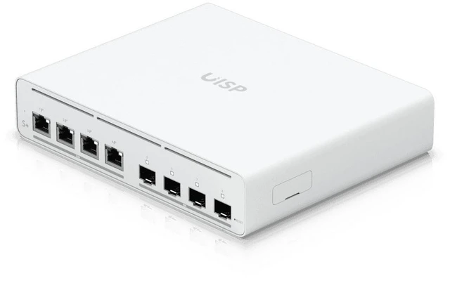 Main image of Ubiquiti Networks UISP Switch Plus 4-Port 160W PoE Managed Switch, 4x SFP+ Ports