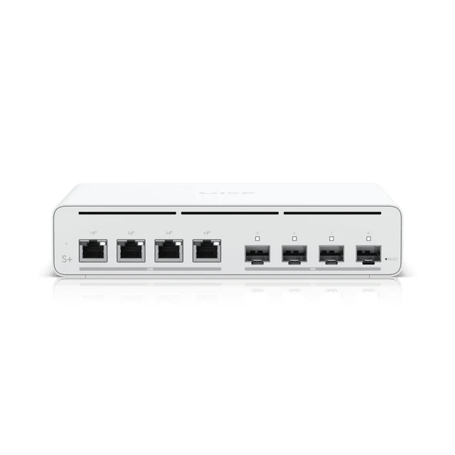 Alt view image 3 of 7 - Ubiquiti Networks UISP Switch Plus 4-Port 160W PoE Managed Switch, 4x SFP+ Ports