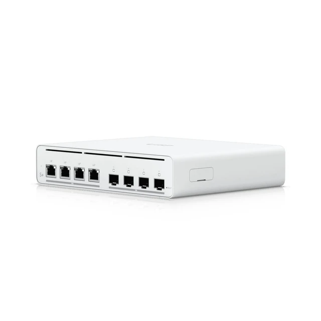 Alt view image 2 of 7 - Ubiquiti Networks UISP Switch Plus 4-Port 160W PoE Managed Switch, 4x SFP+ Ports