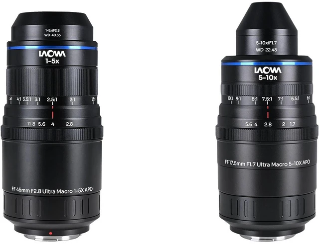 Main image of Venus Laowa Aksen 17.5mm 45mm Ultra Macro APO 2-Lens Kit for MFT