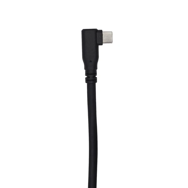 Alt view image 2 of 4 - OBSBOT 16.4' USB-A to USB-C 3.0 Right Angle Data/Power Cable, Black #OCB-2308-CE
