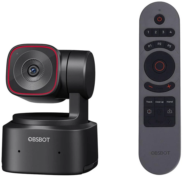 Main image of OBSBOT Tiny 2 Lite 4K Ultra HD USB-C PTZ Webcam with Smart Remote Controller