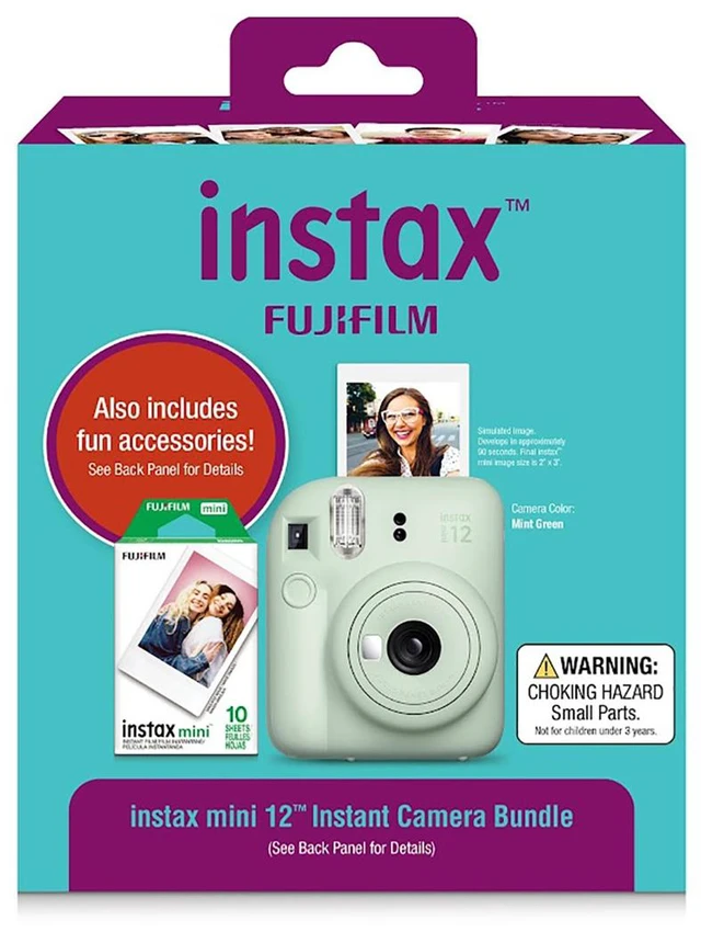 Alt view image 4 of 7 - Fujifilm INS MINI 12 GEN HOL BNDL GREEN 2026 #600025070