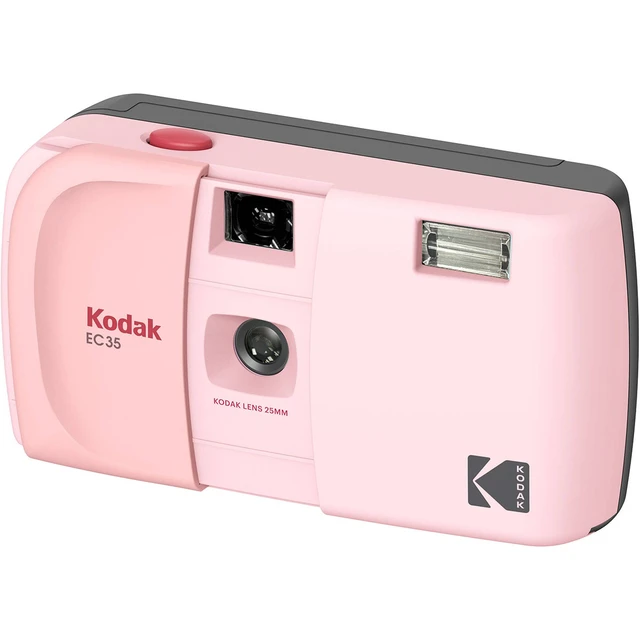 Alt view image 6 of 7 - Kodak EC35 35mm Film Camera - Blush Pink