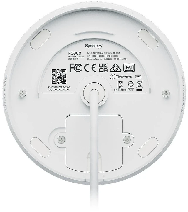 Alt view image 5 of 5 - Synology FC600 6MP AI-Powered Indoor Fisheye Camera #SYN-FC600