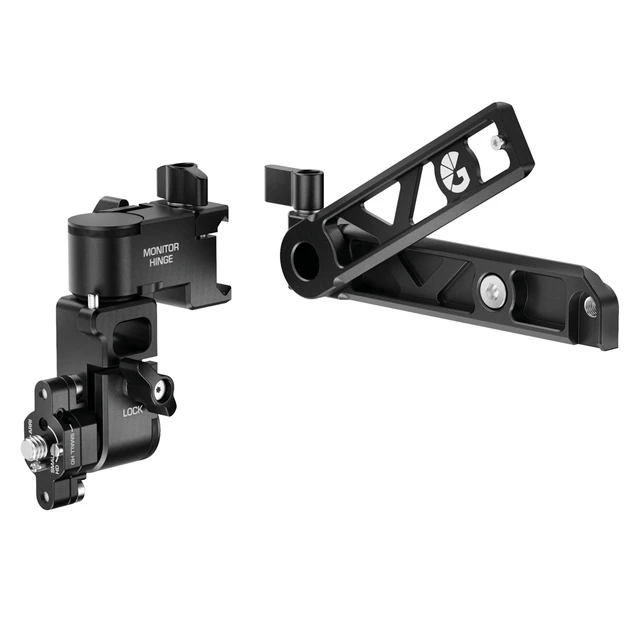 Alt view image 2 of 3 - Bright Tangerine Monitor Hinge Kit for Sony FX6 Camera #B4004.0025