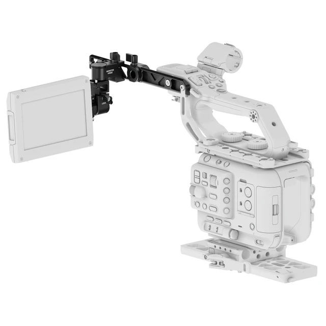 Alt view image 3 of 3 - Bright Tangerine Monitor Hinge Kit for Sony FX6 Camera #B4004.0025