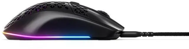 Alt view image 7 of 20 - SteelSeries Aerox 3 8500dpi Wired RGB Gaming Mouse 62599
