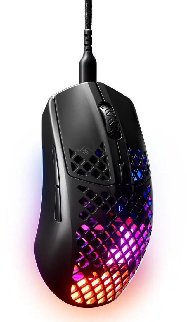 Alt view image 3 of 20 - SteelSeries Aerox 3 8500dpi Wired RGB Gaming Mouse 62599