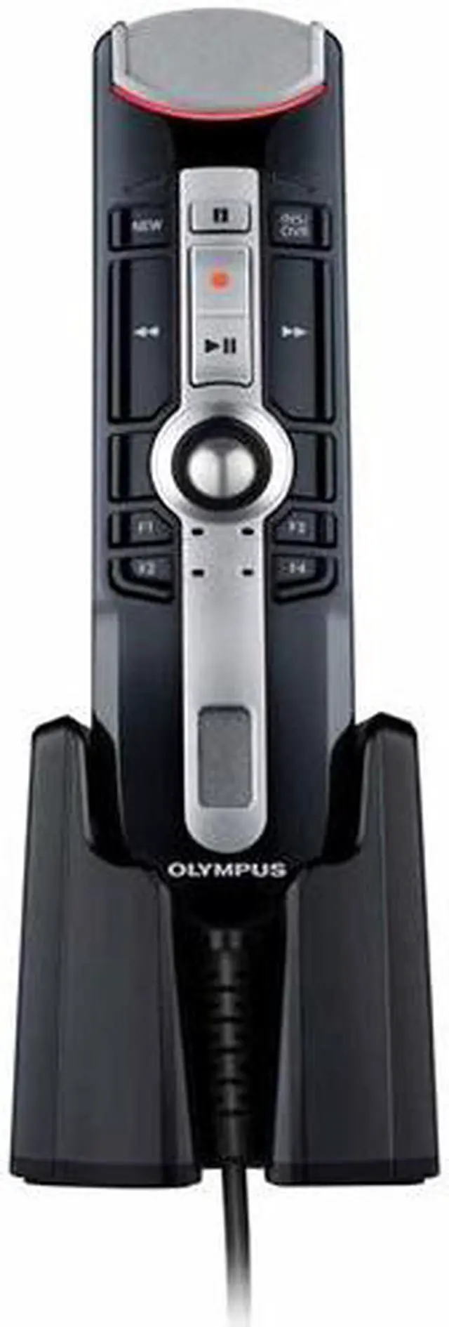 Alt view image 6 of 15 - Olympus RecMic II RM-4010P Push Button Microphone