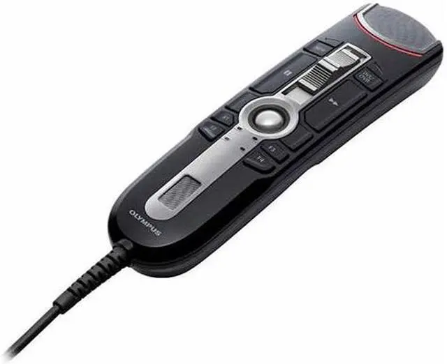 Alt view image 7 of 15 - Olympus RecMic II RM-4010P Push Button Microphone