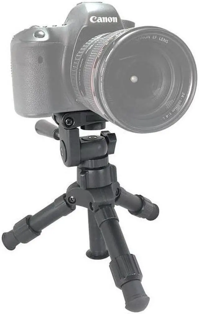 Alt view image 2 of 18 - Vidpro Heavy Duty Table Top Tripod with 3-Way Pan Head TT-12
