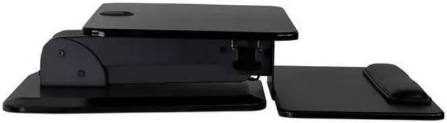 Alt view image 6 of 10 - Mount-It! Sit Stand Desk Converter | Ergonomic Height Adjustable Tabletop Standing Desk