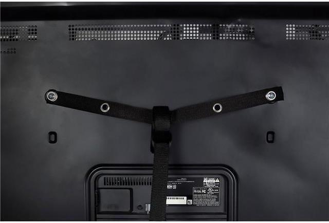 Alt view image 7 of 12 - Mount-It! TV Safety Straps for Child and Baby Proofing |Secures to TV Stand and Walls