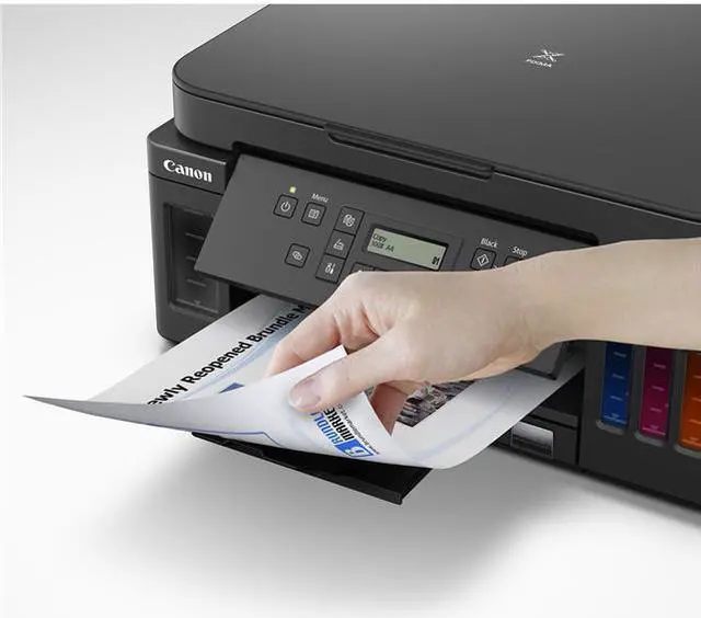 Alt view image 5 of 13 - Canon PIXMA G6020 Wireless High Volume Business Printer AIO Supertank Printer
