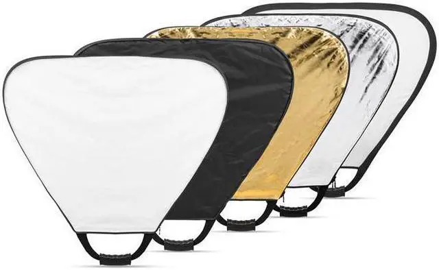 Main image of Glow 5-in-1 Collapsible Triangle Reflector with Handle (30") #TCR18-30