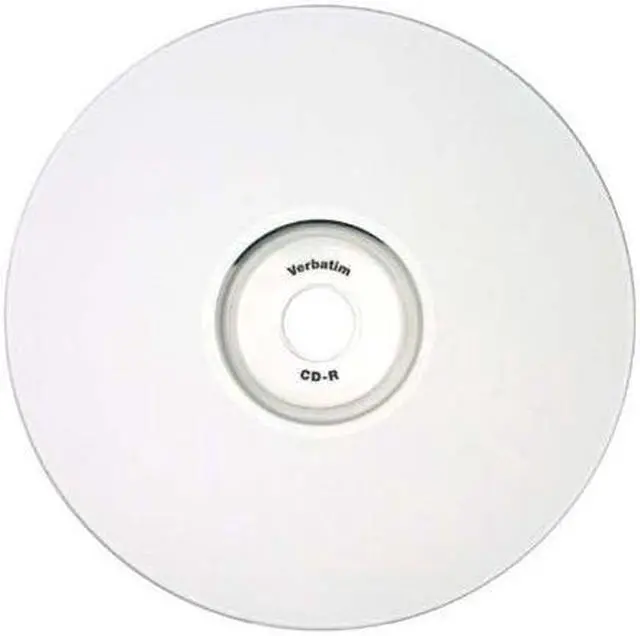 Alt view image 5 of 15 - Verbatim CD-R 700MB 52X White Inkjet Printable - 100pk Spindle