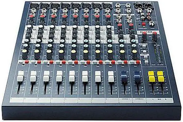 Alt view image 7 of 14 - Soundcraft EPM8 8 Mono + 2 Stereo Channel Recording & Live Sound Audio Console