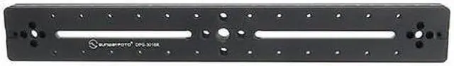 Alt view image 2 of 12 - SunwayFoto DPG-3016R 11.81x0.62" Multi-Purpose Rail with Double Arca Dovetails