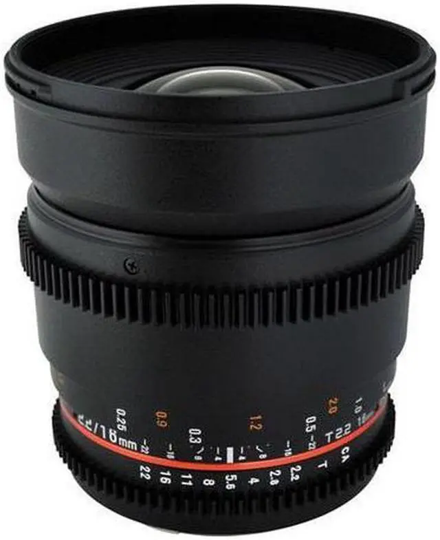 Alt view image 5 of 20 - Rokinon CV16M-NEX 16mm T2.2 Cine Wide Angle Lens for Sony E-Mount Cameras