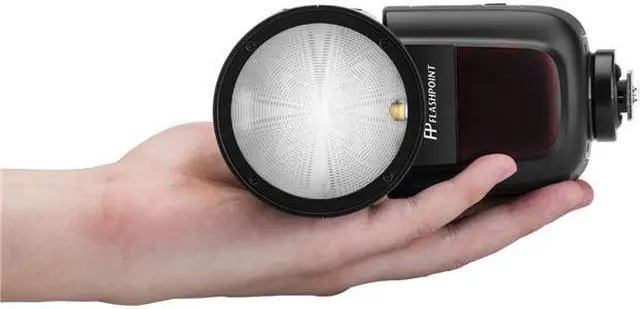 Alt view image 5 of 13 - Flashpoint Zoom Li-on X R2 TTL Round Flash Speedlight For Panasonic (V1) #FPZLXO