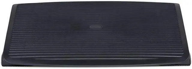 Alt view image 10 of 16 - Mount-It! Adjustable Ergonomic Foot Rest - Black