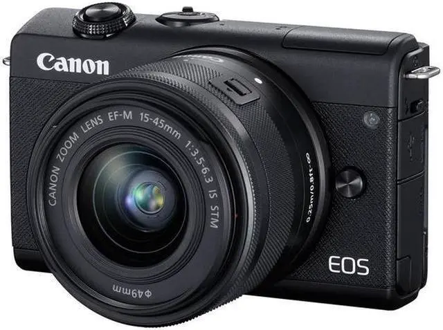 Alt view image 15 of 20 - Canon EOS M200 Mirrorless Camera with 15-45mm Lens -Black