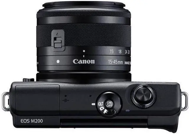 Alt view image 12 of 20 - Canon EOS M200 Mirrorless Camera with 15-45mm Lens -Black