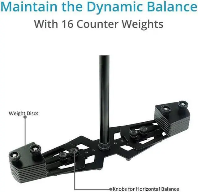 Alt view image 4 of 7 - FLYCAM HD-3000 Handheld Video Camera Stabilizer, 8 Lbs Capacity #FLCM-HD-3-QT