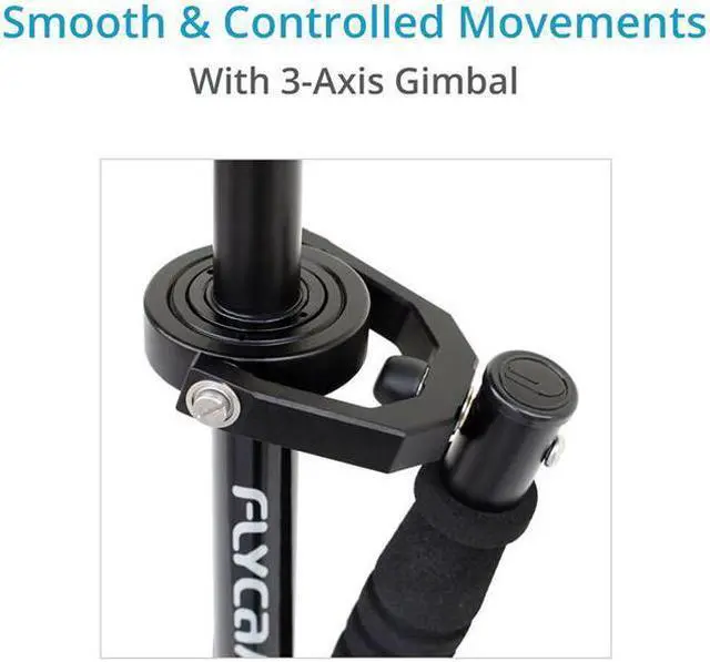 Alt view image 3 of 7 - FLYCAM HD-3000 Handheld Video Camera Stabilizer, 8 Lbs Capacity #FLCM-HD-3-QT