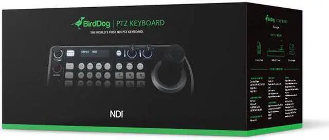 Alt view image 3 of 5 - BirdDog PTZ Keyboard Controller with NDI, VISCA, RS-232, RS422 #BDPTZKEY