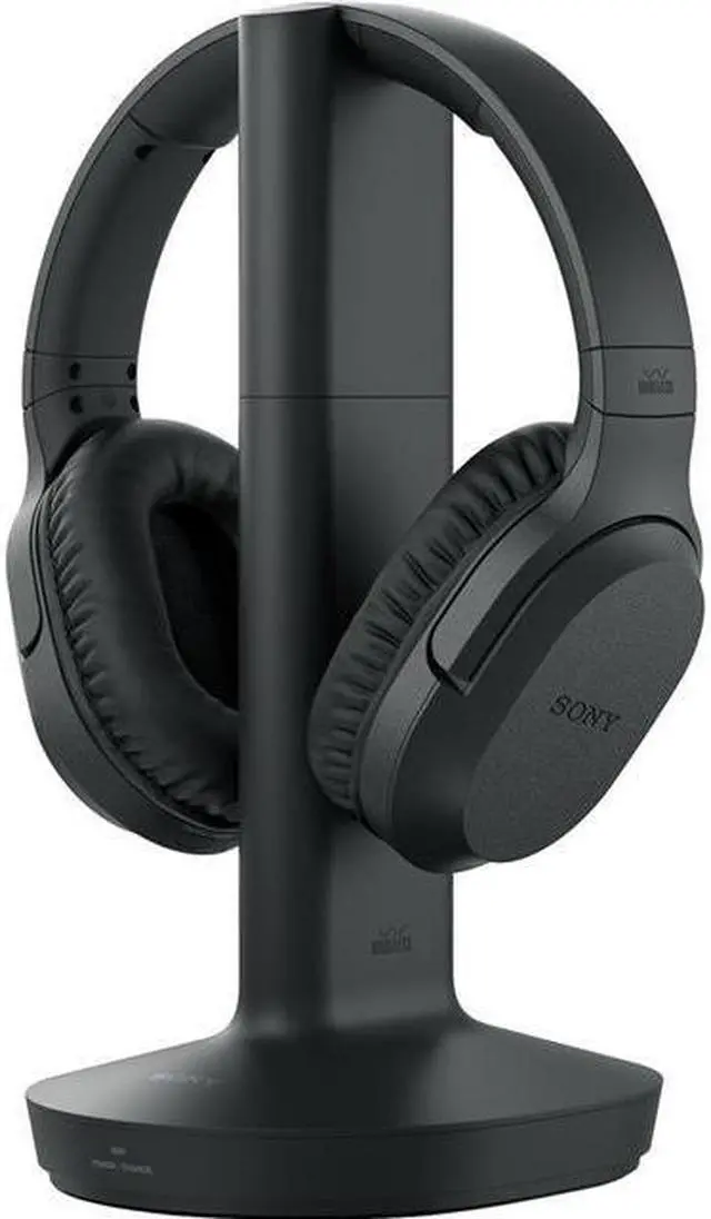Alt view image 9 of 20 - Sony WH-RF400 Wireless Over-Ear Home Theater Headphones (Black)