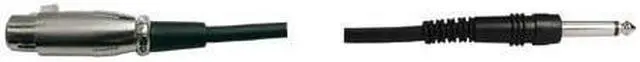 Alt view image 3 of 3 - 10Ft Single XLR (F) To 1/4 (M) Unbalanced 1/4 UnBalanced to XLR Cable