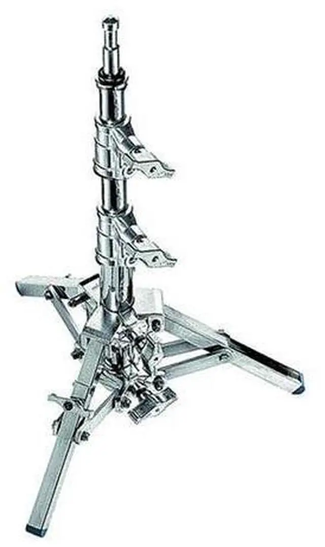 Alt view image 3 of 5 - Avenger High 3.28' Alu-Baby 10 Stand with One Lazy Leg / 5/8" Mounting Stud, 2 Riser, 3 Sections