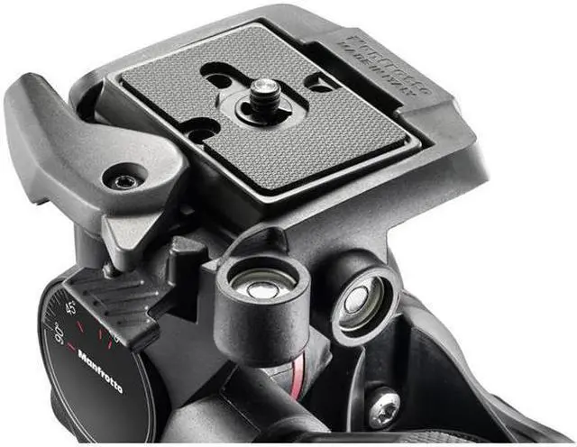 Alt view image 17 of 20 - Manfrotto XPRO Geared Three-Way Pan/Tilt Quick Release Tripod Head