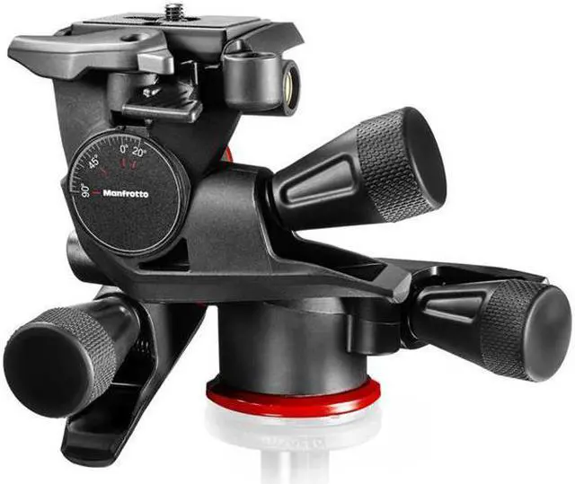 Alt view image 18 of 20 - Manfrotto XPRO Geared Three-Way Pan/Tilt Quick Release Tripod Head