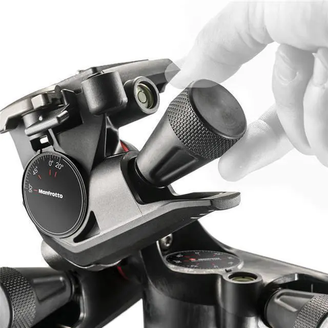 Alt view image 15 of 20 - Manfrotto XPRO Geared Three-Way Pan/Tilt Quick Release Tripod Head