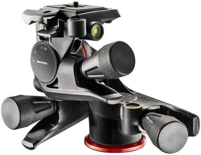 Alt view image 14 of 20 - Manfrotto XPRO Geared Three-Way Pan/Tilt Quick Release Tripod Head