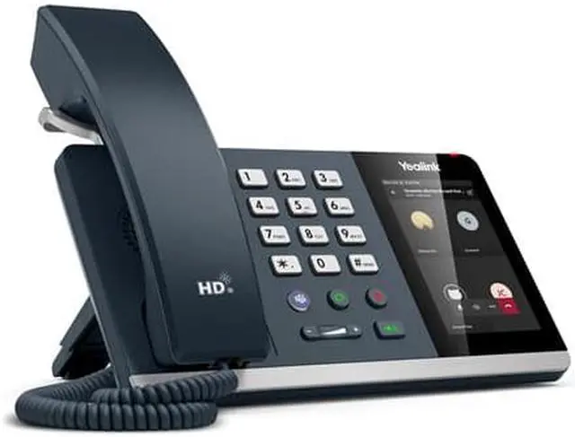 Alt view image 3 of 9 - YEALINK MP54 Teams - 1301198, Microsoft Phone, Touch Screen, Optimal HD audio, Noise Proof, Teams Button, Wi-Fi, Bluetooth