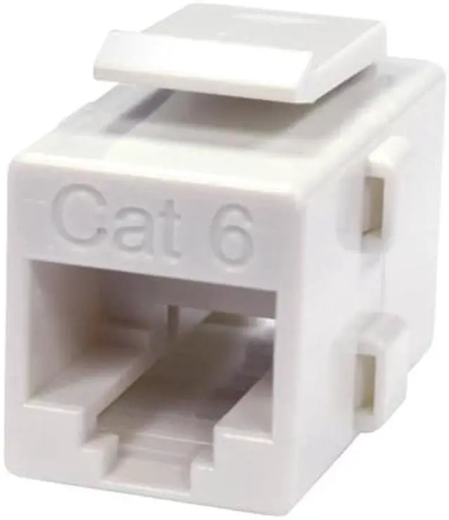 Main image of Steren Electronics Intl. ST-310-043WH Cat6 Keystone Coupler White