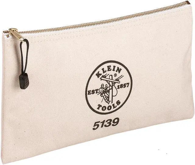 Main image of Klein Tools Canvas Zipper Bag.