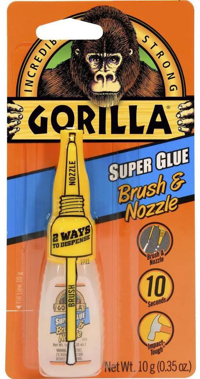 Alt view image 8 of 20 - GORILLA GLUE 7500101 Construction Adhesive, Super Glue Brush & Nozzle Series,