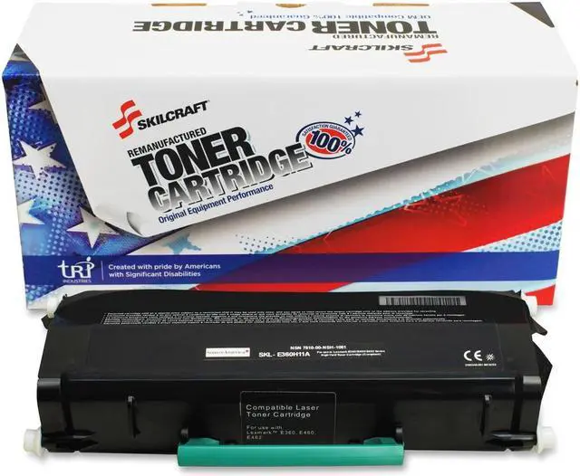Alt view image 6 of 6 - Remanufactured E360H21A (E260) High-Yld Toner, 9000 Pg-Yield, Black