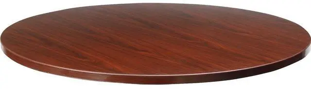 Alt view image 4 of 7 - Round Conference Tabletop, 42"D, Mahogany LLR87239
