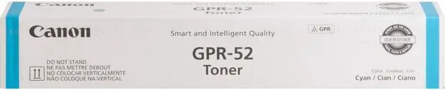 Alt view image 3 of 4 - Canon GPR-52 Original Toner Cartridge - Cyan - Laser - 11500 Pages - 1 Each