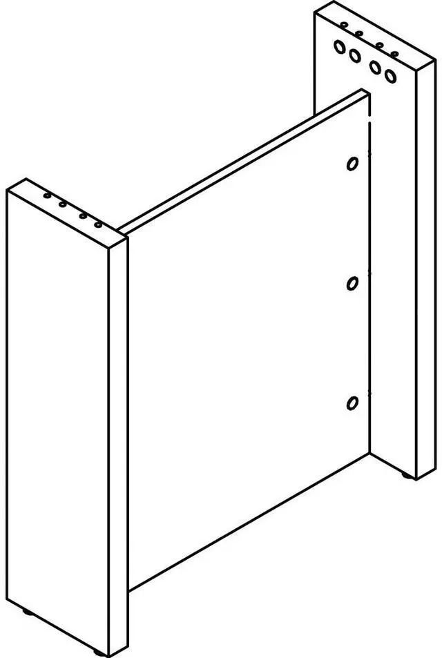 Alt view image 7 of 10 - Lorell  Table Base PLB24HMY